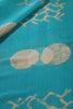 Teal Green Color Georgette Printed Saree