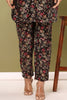 Black Color Printed Muslin Co-Ord Set