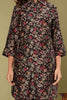 Black Color Printed Muslin Co-Ord Set