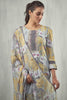 Pista Green Color Linen Printed Suit