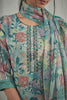 Mint Green Color Linen Printed Suit