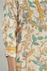 Beige and Mustard Color Linen Printed Suit