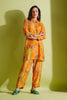 Mustard Color Printed Crepe Co-Ord Set