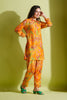 Mustard Color Printed Crepe Co-Ord Set