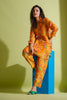 Mustard Color Printed Crepe Co-Ord Set