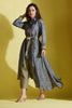 Grey Color Muslin Printed Co-Ord Set