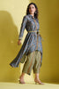 Grey Color Muslin Printed Co-Ord Set