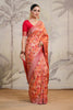 Red Color Woven Silk Saree