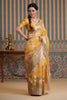 Mustard Colour Kora Silk Saree