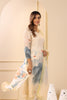 Beige Color Organza Printed Suit