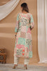 Cream Color Muslin Printed Straight Suit