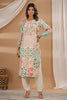 Cream Color Muslin Printed Straight Suit