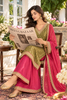 Sage Green Salsa Tissue Zari Woven And Embroidered Unstitched Suit Material