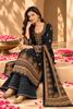 Grey Color Velvet Digital Printed Unstitched Suit Material