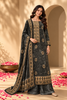 Grey Velvet Digital Printed Unstitched Suit Material