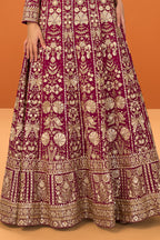 Rani Georgette Heavy Embroidered Floor-Length Suit