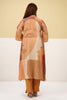 Pastel Mustard Cotton Printed Suit
