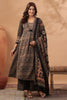 Black Cotton Ajrakh Printed Anarkali Suit With Palazzo