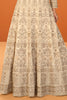 Cream Georgette Heavy Embroidered Floor-Length Suit