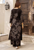 Black Rayon Cotton Floral Printed Kurta Set With Palazzo