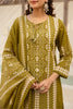 Green Cotton Printed Suit with Palazzo