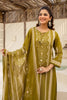 Green Cotton Printed Suit with Palazzo