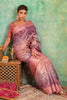 Mauve Color Cotton Silk Woven Saree