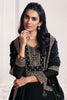 Black Crepe Silk Sequins & Zari Embroidered Anarkali Suit