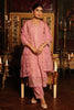 Pink Color Cotton Embroidered Straight Suit