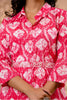 Pink Color Muslin Printed Co-Ord Dress