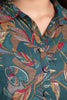 Green Color Printed Muslin Co-Ord Set