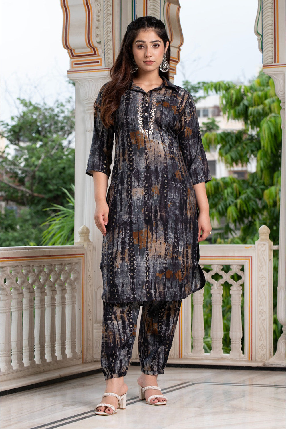 Black Women Kurtas Kurtis Rangmanch By Pantaloons Naari - Buy Black Women Kurtas  Kurtis Rangmanch By Pantaloons Naari online in India