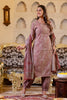 Maroon Color Muslin Printed Suit