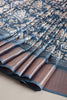 Royal Blue Color Cotton Silk Printed Saree