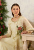 Cream Embroidered Crepe Silk Anarkali Suit