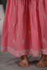 Pink Colour Cotton Embroidered Gharara Suit