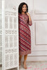 Maroon Colour Cotton Printed Kurti