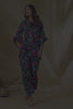 Black Colour Muslin Printed Co-Ord Set