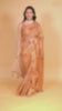 Beige Color Chanderi Woven Saree