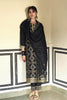 Black Color Chanderi Silk Zari Woven Suit