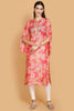 Coral Color Muslin Kurta.