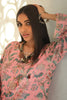 Pink Colour Cotton Printed Unstitched Suit Material