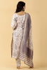 Cream Color Chanderi Printed Suit