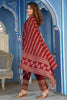 Maroon Colour Cotton Printed Suit