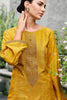Mustard Color Silk Embroidered Suit Material