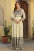 Cream Color Maslin Cotton Long Anarkali Kurti