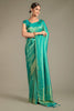 Turquoise Color Silk Saree.