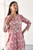 Pink Color Cotton Printed Kurta and Pant Set