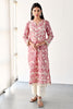 Pink Color Cotton Printed Kurta and Pant Set