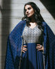 Blue Georgette Anarkali Suit